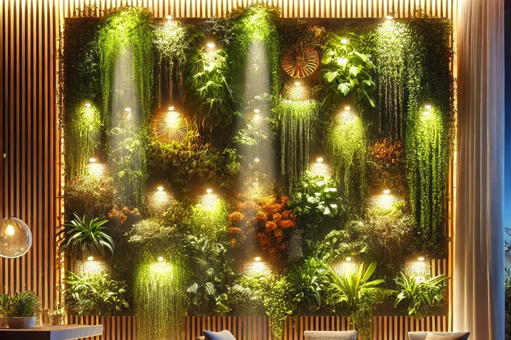 Como Incorporar Iluminação em Jardins Verticais